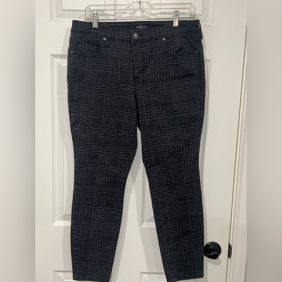 New Directions‎ Women’s Skinny Houndstooth Jeans 10R - Picture 1 of 5